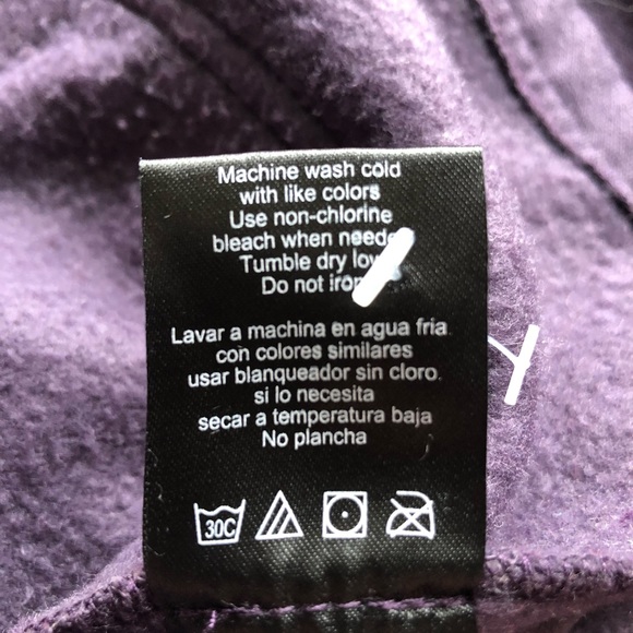 Dark purple tie waist trench coat jacket - Picture 7 of 8